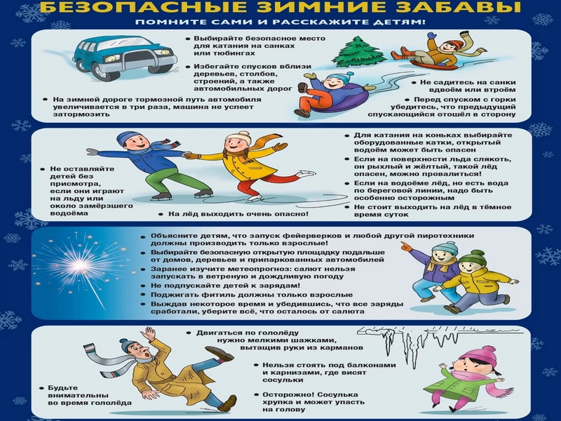 Безопасные зимние забавы Безопасные зимние забавы