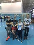 Команда студентов филиала приняла участие в городских соревнованиях по настольному теннису
