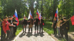 Участники художественной самодеятельности филиала приняли участие в флешмобе «Гимн России»