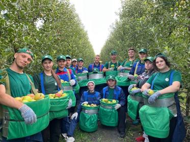 Бойцы студотряда «Zаря Кокино» помогают курским садоводам Бойцы студотряда «Zаря Кокино» помогают курским садоводам