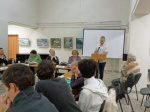 Студент Даниил Жидков представил филиал на первых Долгоруковских краеведческих чтениях