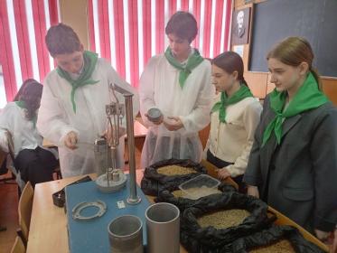 Агроклассники учились оценивать качество будущего урожая Агроклассники учились оценивать качество будущего урожая